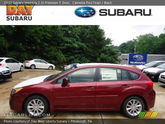 2012 Subaru Impreza 2.0i Premium 5 Door in Camellia Red Pearl