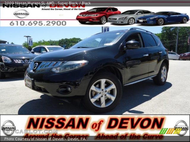 2009 Nissan Murano SL AWD in Super Black