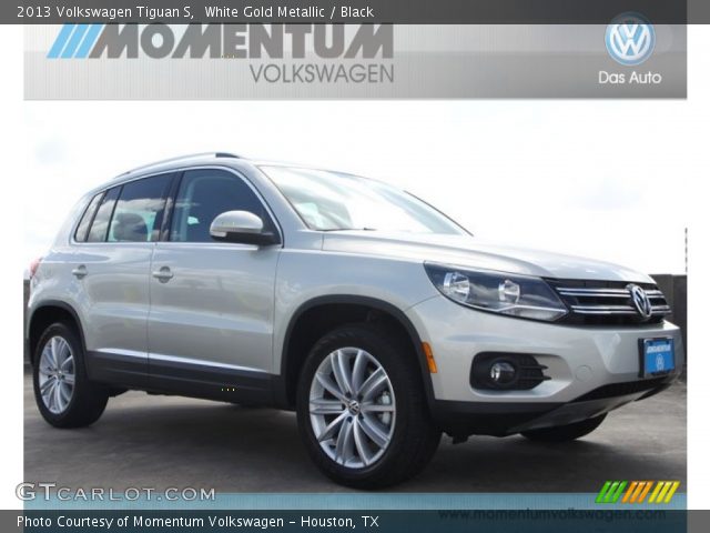 2013 Volkswagen Tiguan S in White Gold Metallic