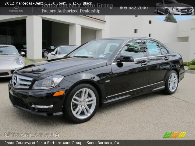 2012 Mercedes-Benz C 250 Sport in Black