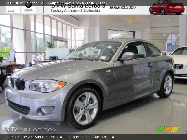 2012 BMW 1 Series 128i Coupe in Space Grey Metallic