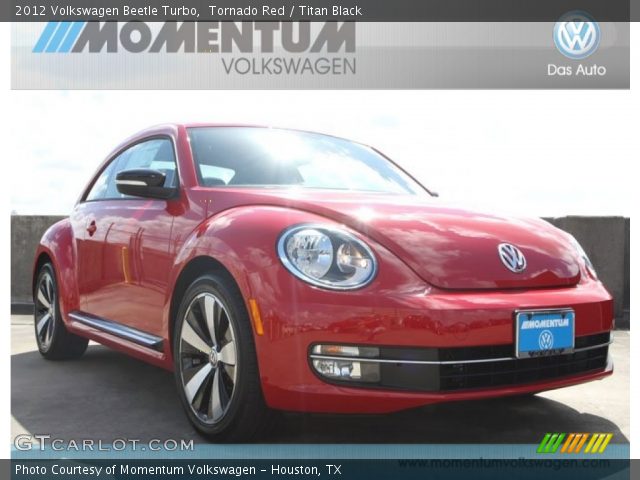 2012 Volkswagen Beetle Turbo in Tornado Red