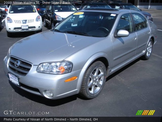 2003 Nissan Maxima SE in Sheer Silver