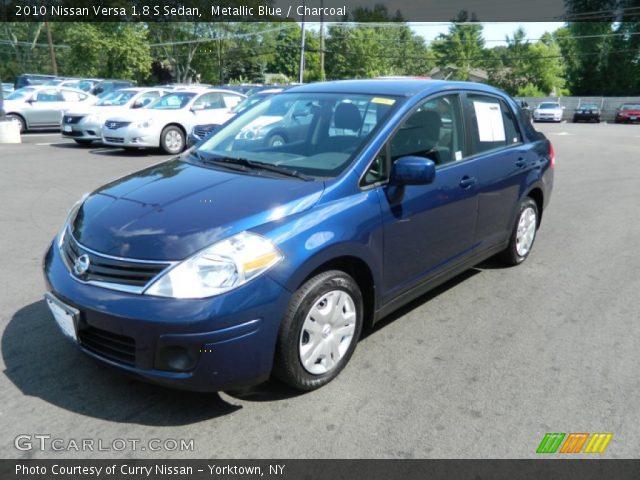 2010 Nissan Versa 1.8 S Sedan in Metallic Blue