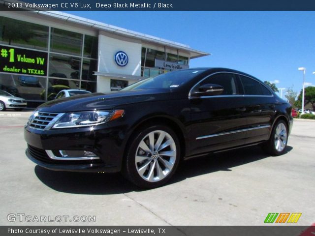 2013 Volkswagen CC V6 Lux in Deep Black Metallic