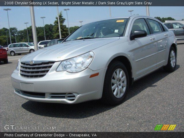 2008 Chrysler Sebring LX Sedan in Bright Silver Metallic