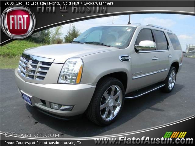 2009 Cadillac Escalade Hybrid in Gold Mist