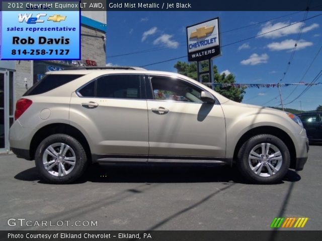 2012 Chevrolet Equinox LT AWD in Gold Mist Metallic