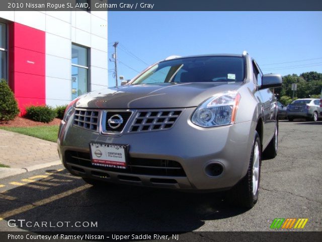 2010 Nissan Rogue SL AWD in Gotham Gray