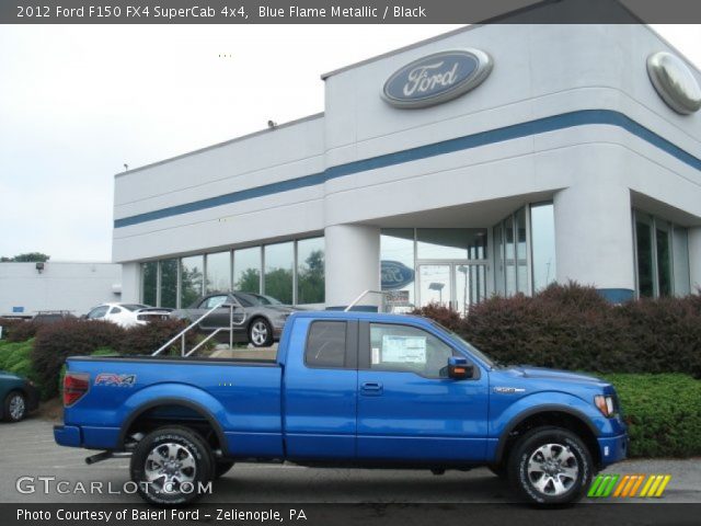 2012 Ford F150 FX4 SuperCab 4x4 in Blue Flame Metallic