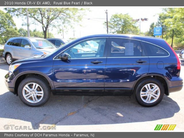 2010 Honda CR-V EX AWD in Royal Blue Pearl