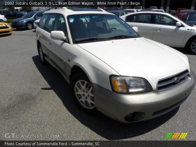 2002 Subaru Outback 3.0 L.L.Bean Edition Wagon in White Frost Pearl