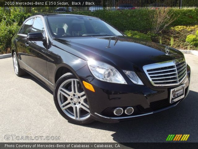 2010 Mercedes-Benz E 350 Sedan in Black