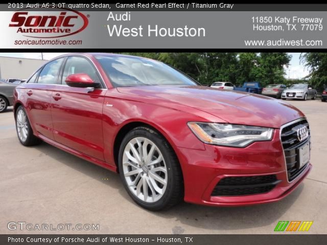 2013 Audi A6 3.0T quattro Sedan in Garnet Red Pearl Effect