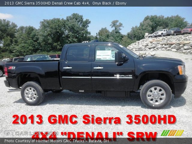2013 GMC Sierra 3500HD Denali Crew Cab 4x4 in Onyx Black