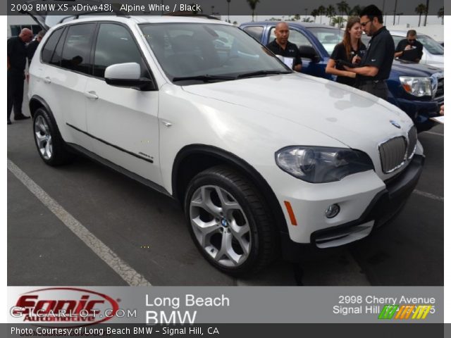 2009 BMW X5 xDrive48i in Alpine White
