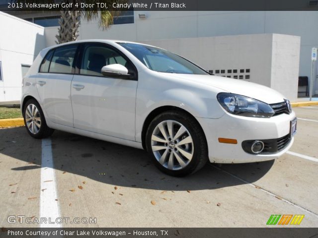 2013 Volkswagen Golf 4 Door TDI in Candy White