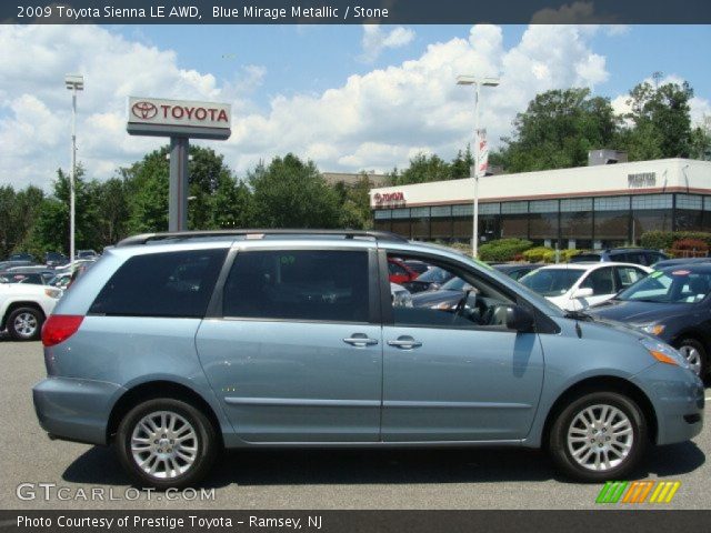 2009 Toyota Sienna LE AWD in Blue Mirage Metallic