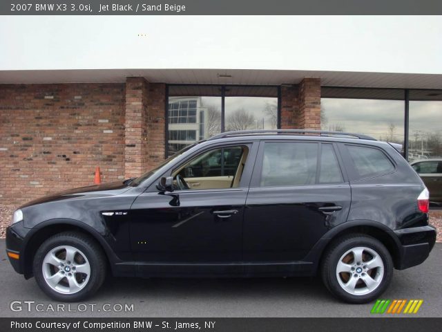 2007 BMW X3 3.0si in Jet Black