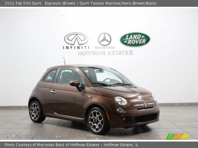 2012 Fiat 500 Sport in Espresso (Brown)