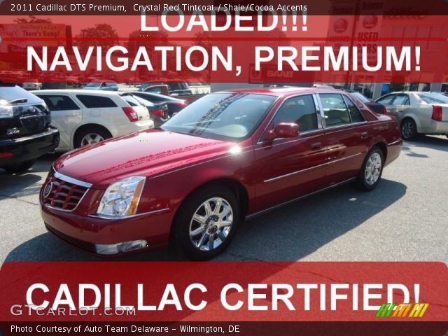 2011 Cadillac DTS Premium in Crystal Red Tintcoat