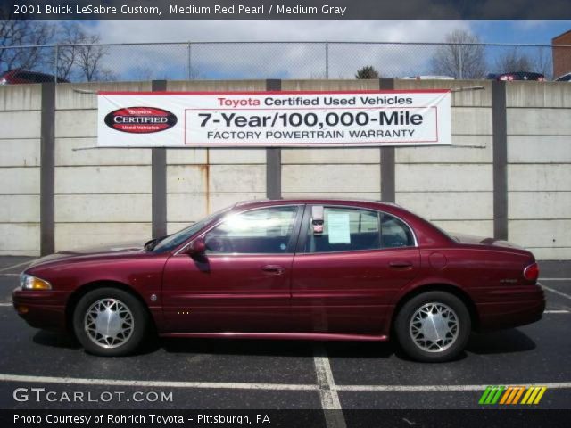 2001 Buick LeSabre Custom in Medium Red Pearl