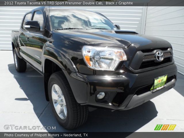 2012 Toyota Tacoma V6 TRD Sport Prerunner Double Cab in Black