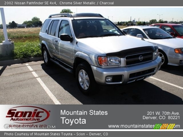 2002 Nissan Pathfinder SE 4x4 in Chrome Silver Metallic