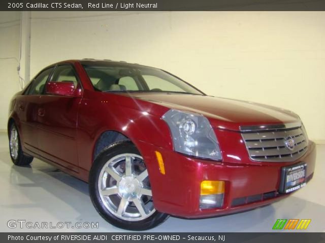 2005 Cadillac CTS Sedan in Red Line