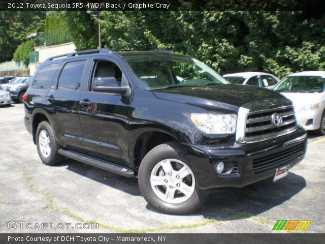 2012 Toyota Sequoia SR5 4WD in Black