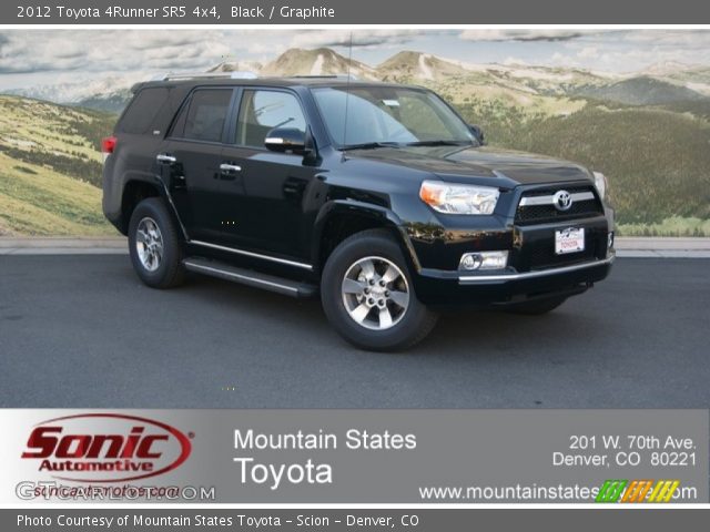 2012 Toyota 4Runner SR5 4x4 in Black