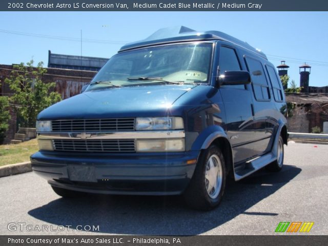 2002 Chevrolet Astro LS Conversion Van in Medium Cadet Blue Metallic