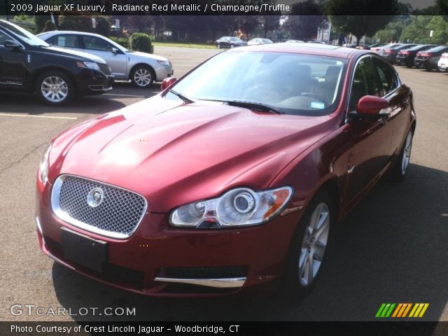 2009 Jaguar XF Luxury in Radiance Red Metallic