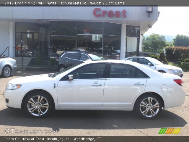 2012 Lincoln MKZ FWD in White Platinum Metallic Tri-Coat