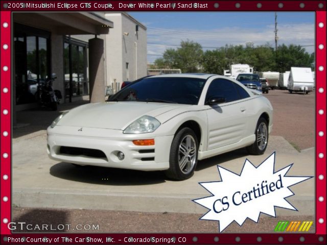 2005 Mitsubishi Eclipse GTS Coupe in Dover White Pearl