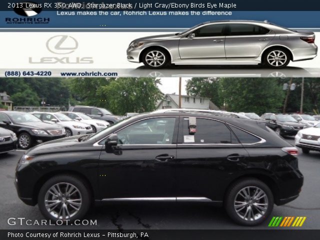 2013 Lexus RX 350 AWD in Stargazer Black