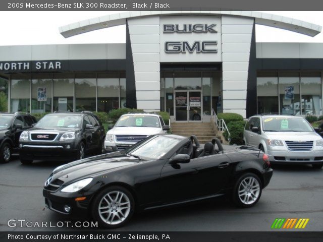 2009 Mercedes-Benz SLK 300 Roadster in Black