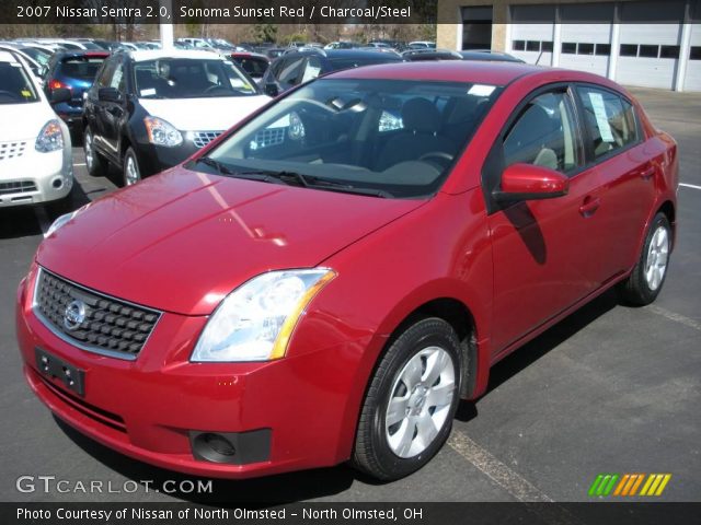 2007 Nissan Sentra 2.0 in Sonoma Sunset Red