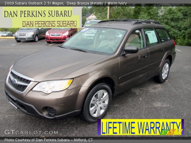 2009 Subaru Outback 2.5i Wagon in Deep Bronze Metallic
