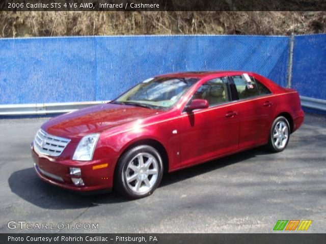 2006 Cadillac STS 4 V6 AWD in Infrared