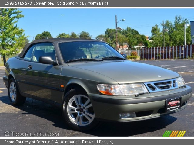 1999 Saab 9-3 Convertible in Gold Sand Mica