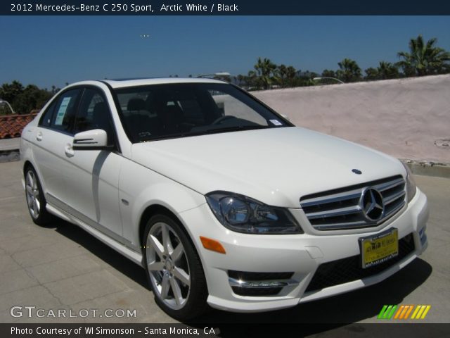 2012 Mercedes-Benz C 250 Sport in Arctic White