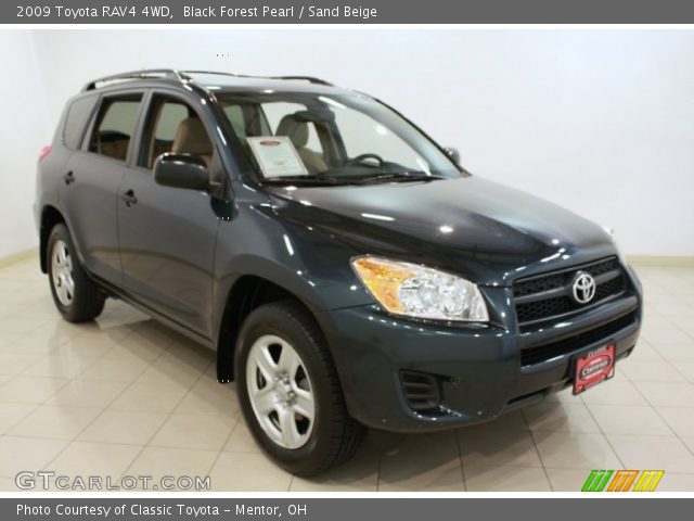 2009 Toyota RAV4 4WD in Black Forest Pearl