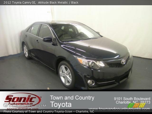 2012 Toyota Camry SE in Attitude Black Metallic