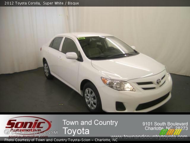 2012 Toyota Corolla  in Super White