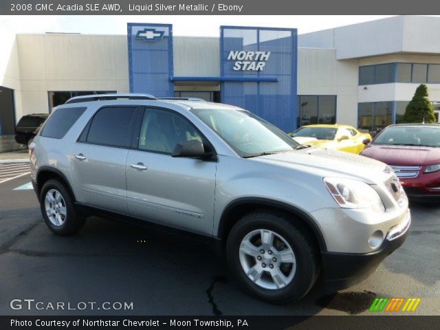 2008 GMC Acadia SLE AWD in Liquid Silver Metallic