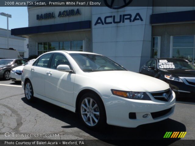 2008 Acura TSX Sedan in Premium White Pearl
