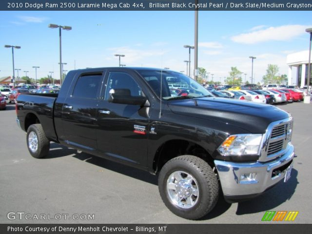 2010 Dodge Ram 2500 Laramie Mega Cab 4x4 in Brilliant Black Crystal Pearl