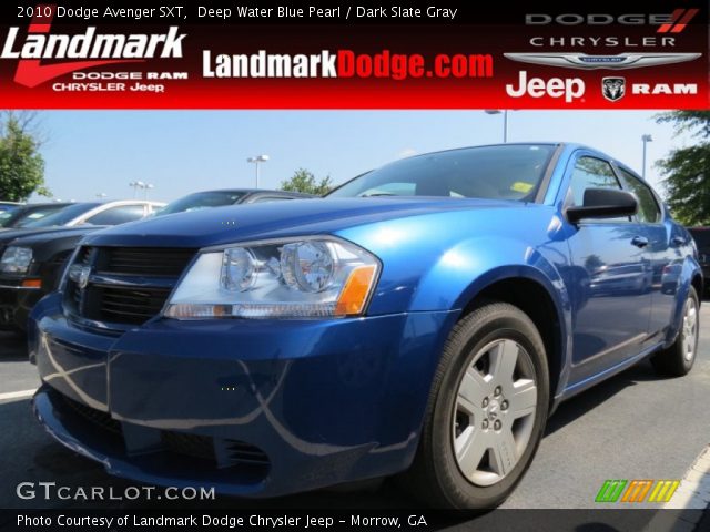2010 Dodge Avenger SXT in Deep Water Blue Pearl