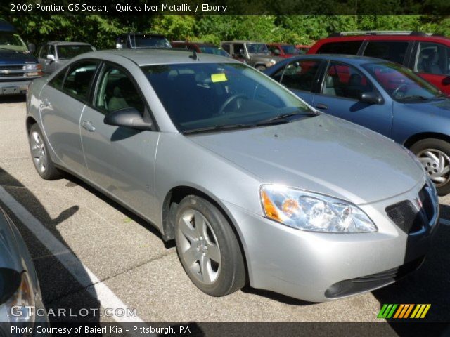 2009 Pontiac G6 Sedan in Quicksilver Metallic